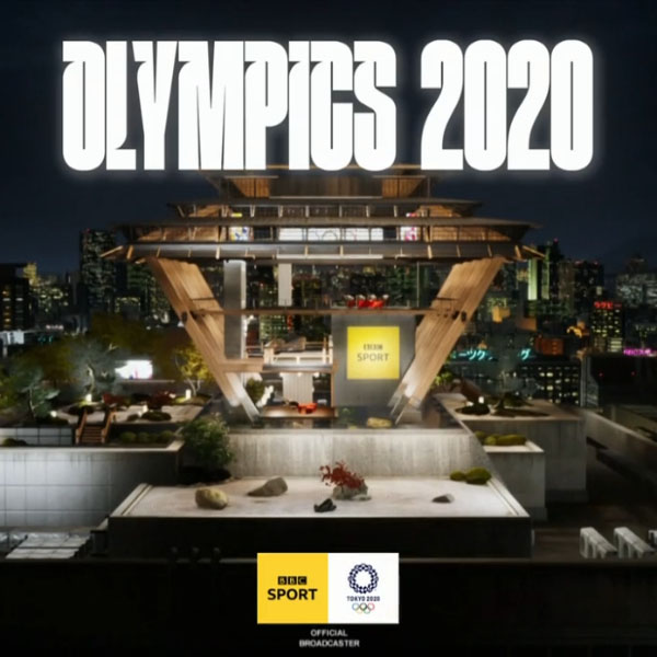 BBC Tokyo 2020 Olympics Virtual Set Design