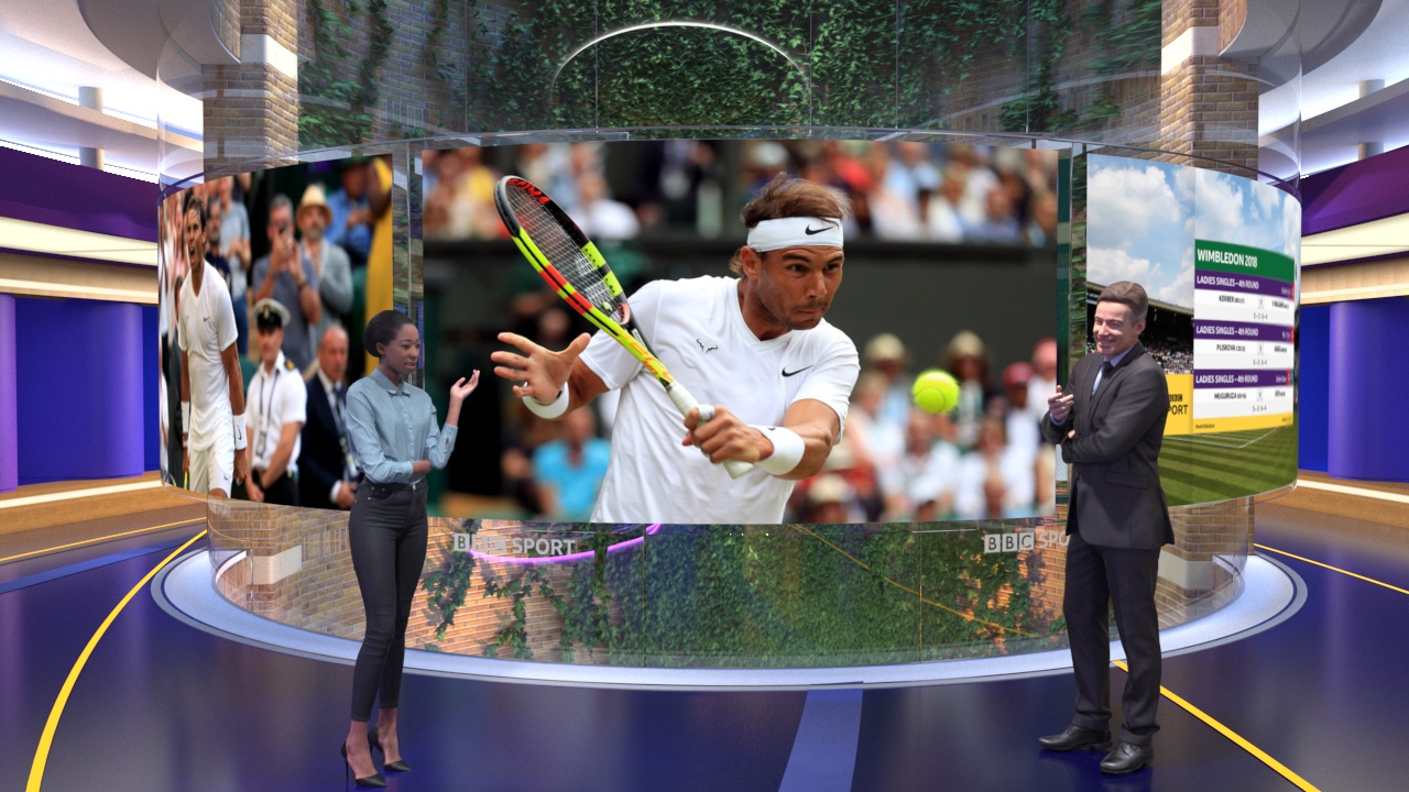 BBC Sport, Wimbledon - Virtual Set Design