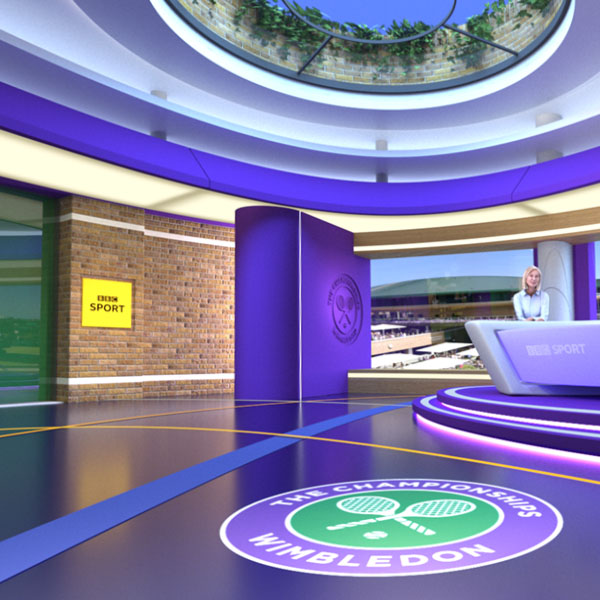 BBC Sport Wimbledon Virtual Set