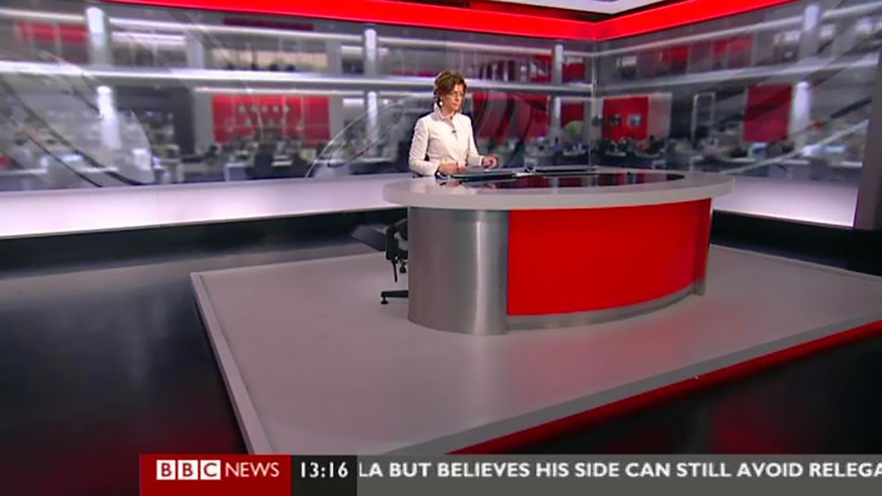 BBC News Digital Backdrop Design