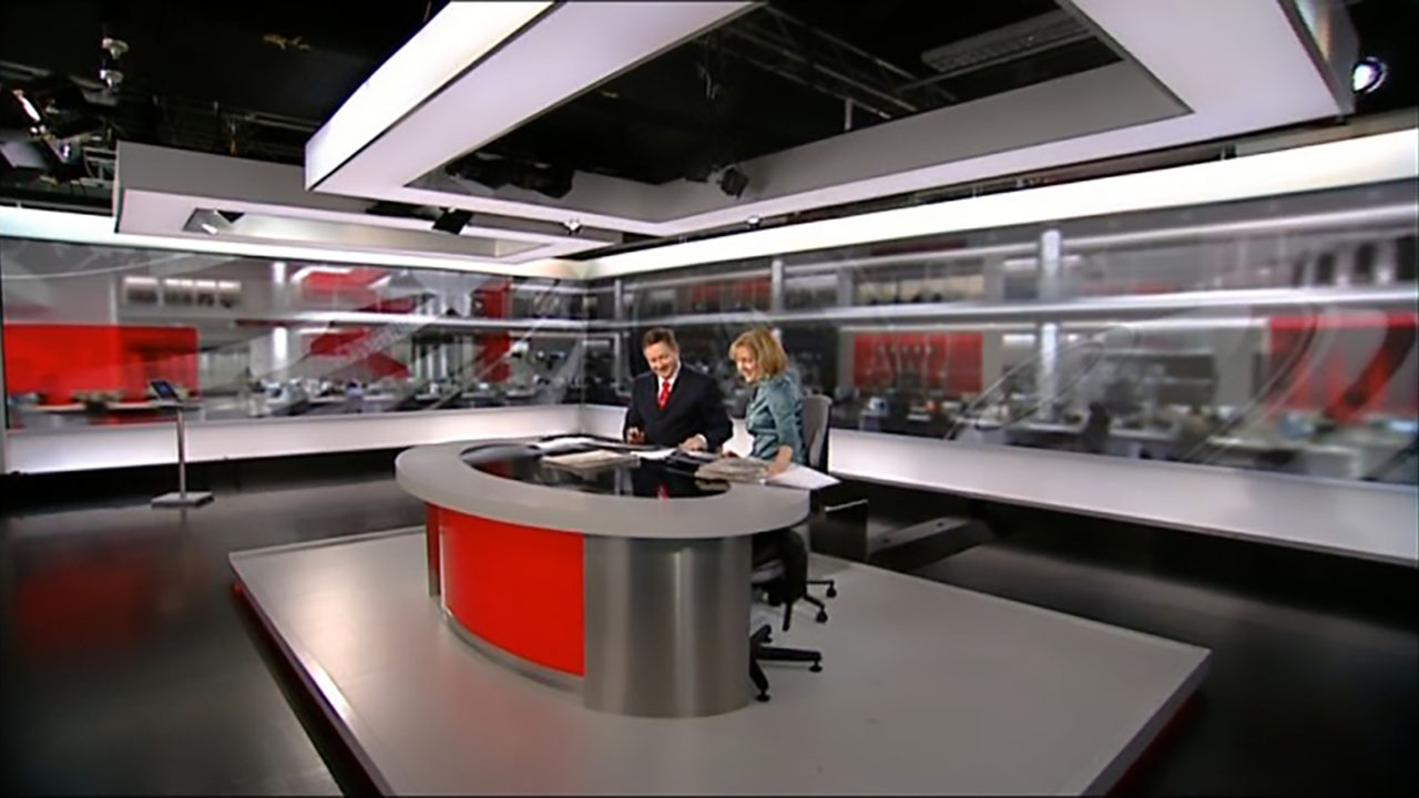 BBC News Digital Backdrop Design