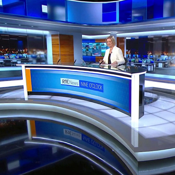 RTÉ News digital backdrop